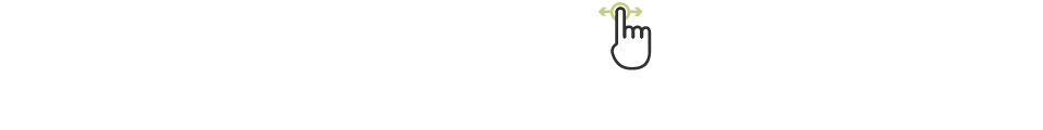 手指左右滑動
